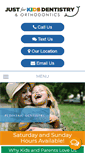 Mobile Screenshot of justforkidsdentistrylv.com